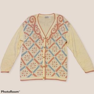 Vintage 80's Fairytale Grandma Knitted Sweater